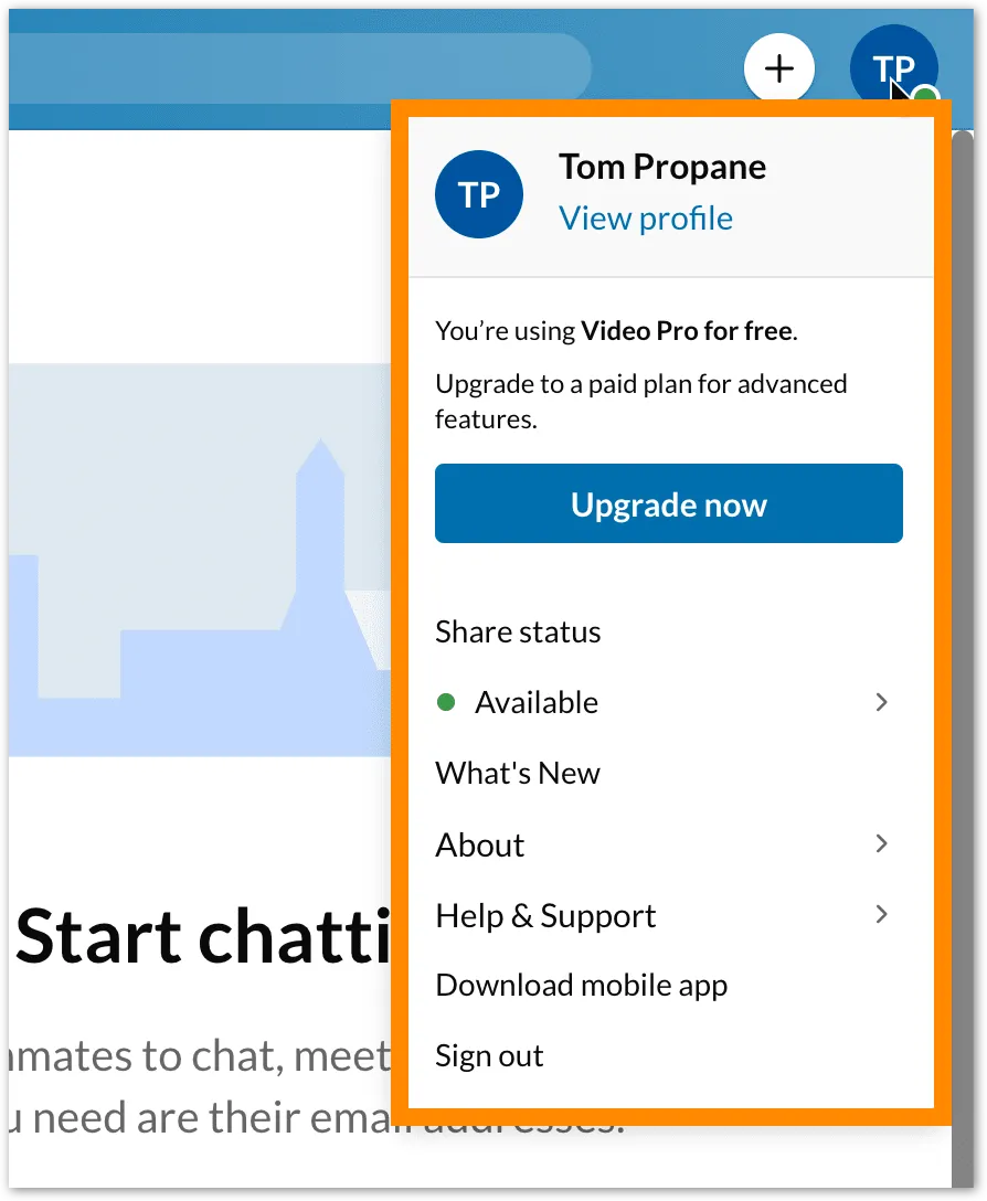 RCV Pro Top Header Bar