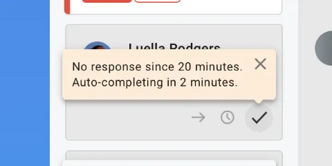 Agent: Auto-complete interactions when setting is enabled
