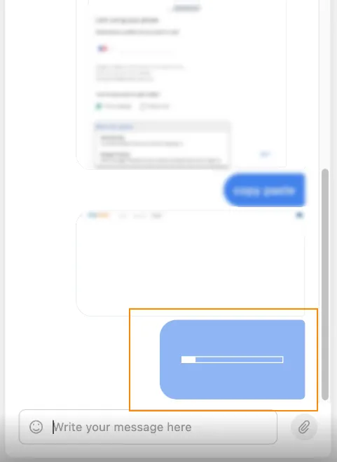 Various improvements: Added the ability for the end-users to paste a screenshot with a keyboard shortcut in Engage Messaging Web