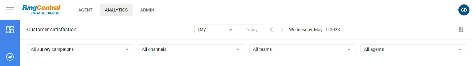 Added Customer satisfaction category filter to Engage Surveys analytics