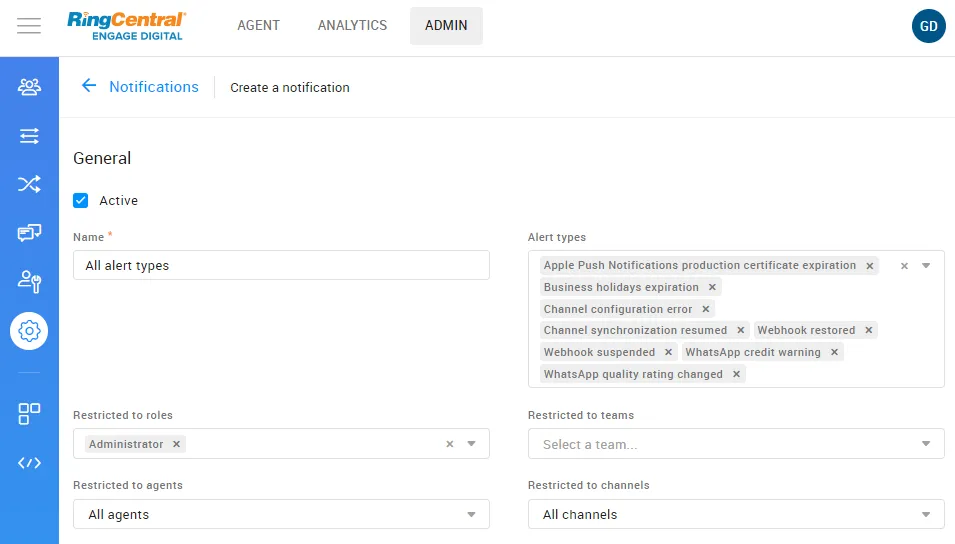Various improvements: Added email notification alerts for technical and functional issues