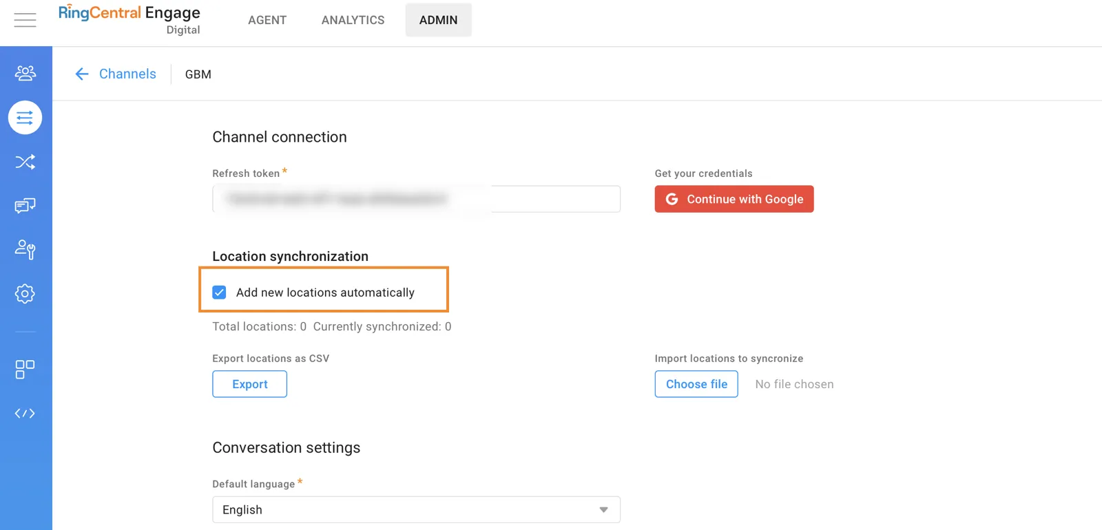 Google My Business: Option to add locations automatically