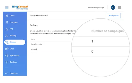 Agent UI App Switcher Functionality screenshot
