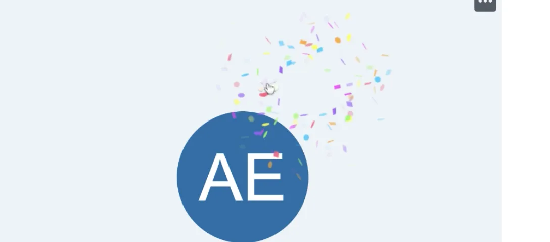 Attendee confetti