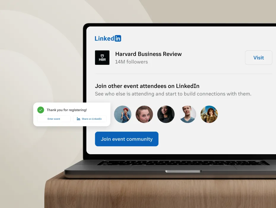 LinkedIn community builder integration
