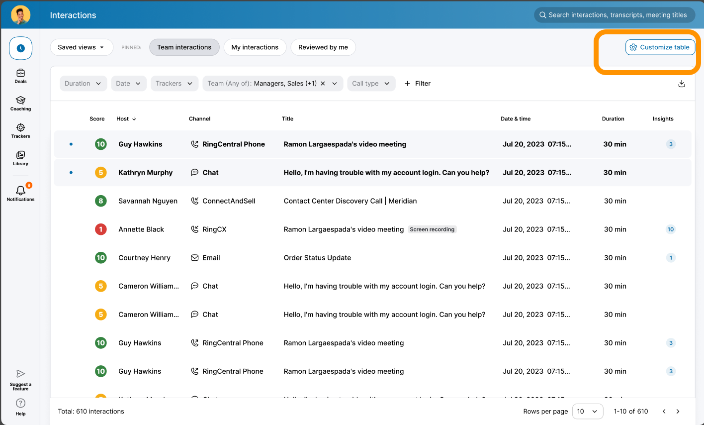 RingSense Release Notes | Q2 2025