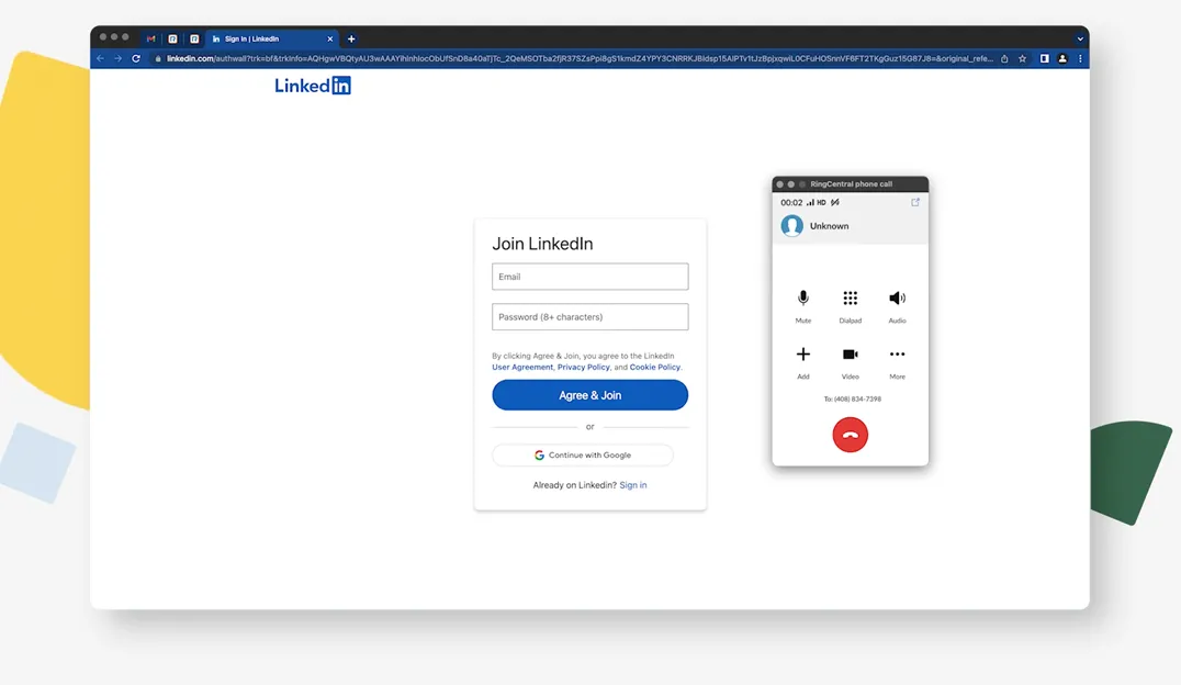 Launch apps or websites for incoming calls