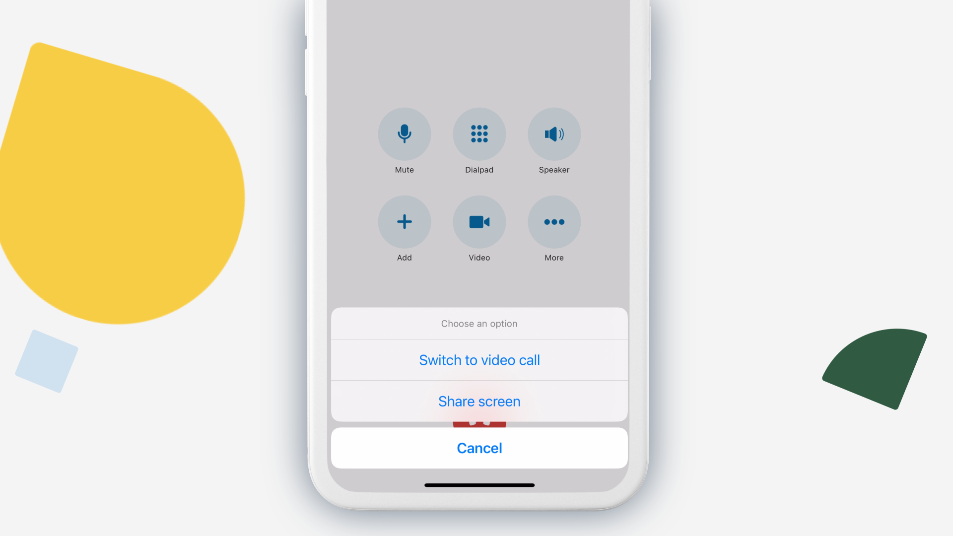 Add video to a phone call